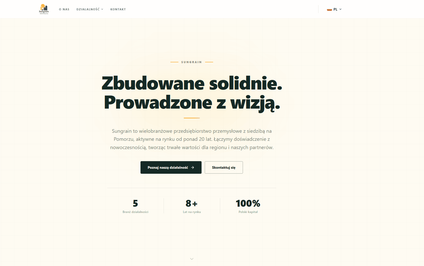 Sungrain Corporate Website